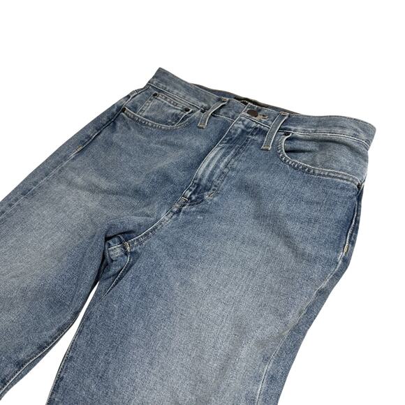 Something Navy Womens Mom Jeans Cotton High Rise Blue Med Wash Size 27 - Picture 8 of 15